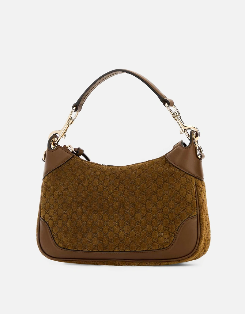Gucci ブラウン スエード ハンドバッグ () IFCHIC.COM