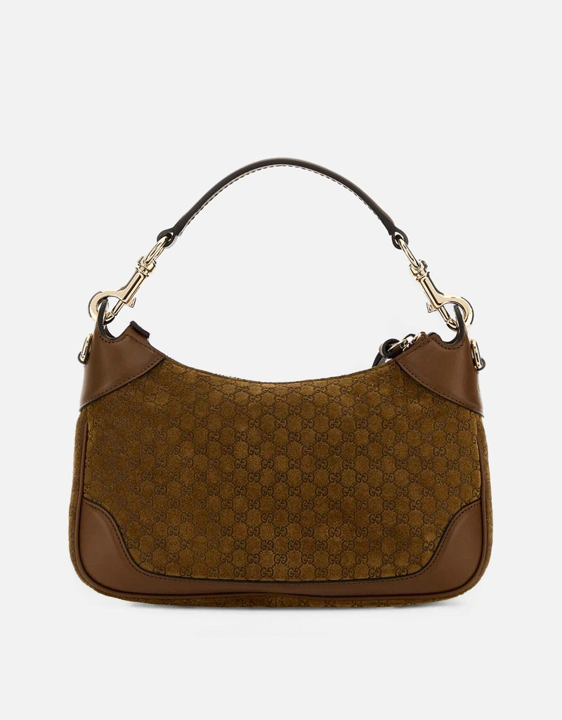 Gucci ブラウン スエード ハンドバッグ () IFCHIC.COM