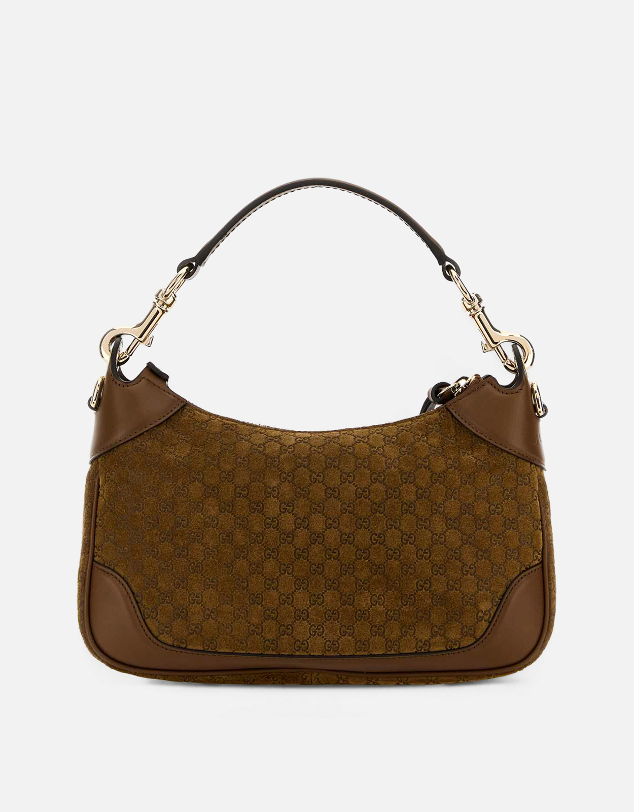 Gucci ブラウン スエード ハンドバッグ () IFCHIC.COM