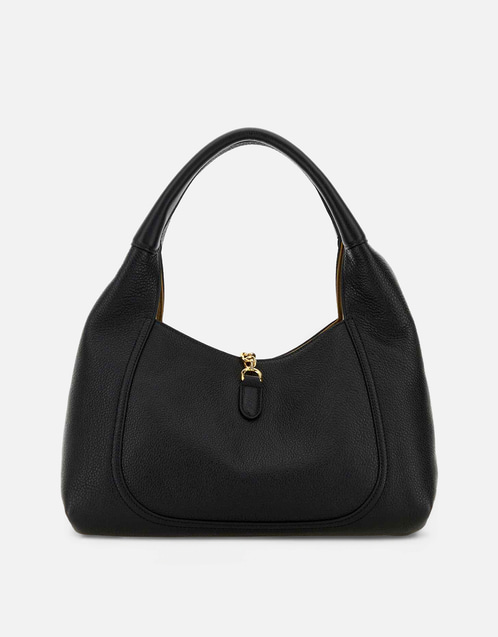 GUCCI ブラックレザーショルダーバッグ Gucci ブラックレザーショルダーバッグ () IFCHIC.COM