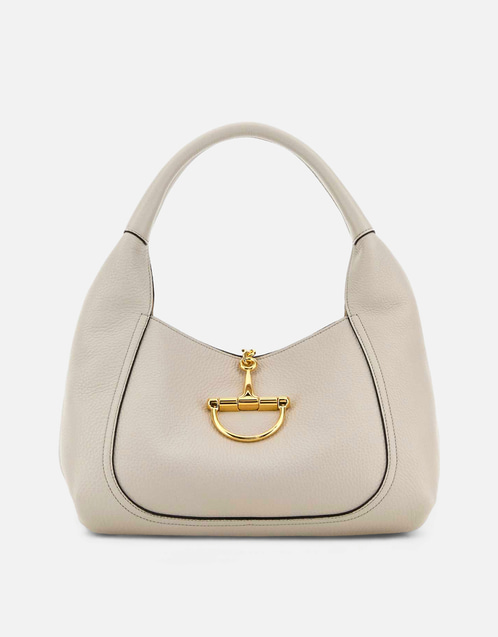 Gucci ライトグレー レザー ショルダーバッグ () IFCHIC.COM