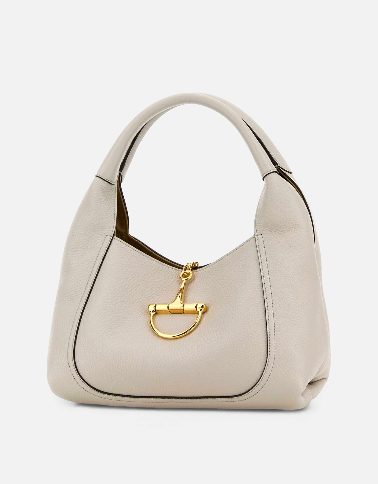 GUＣＣI ライトグレー ショルダーバッグ Gucci ライトグレー レザー ショルダーバッグ () IFCHIC.COM