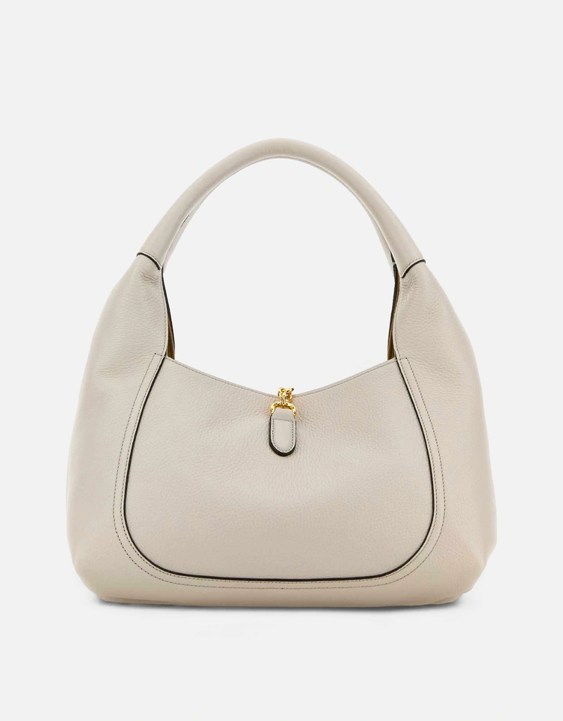Gucci ライトグレー レザー ショルダーバッグ () IFCHIC.COM