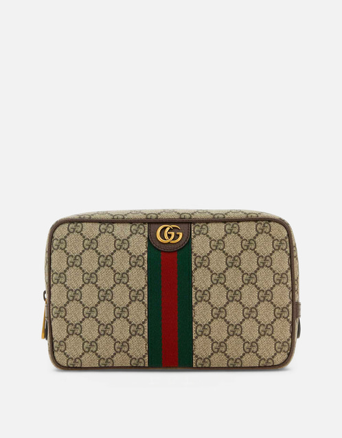 GUCCI ポーチ Ophidia small cosmetic case in beige and brown GG fabric | GUCCI® US