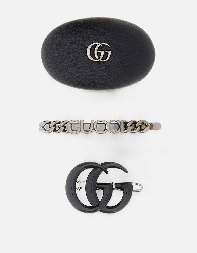GUCCI ヘアクリップ 楽天市場】GUCCI グッチ Cyrstal GUCCI Hair Clip クリスタル シングル