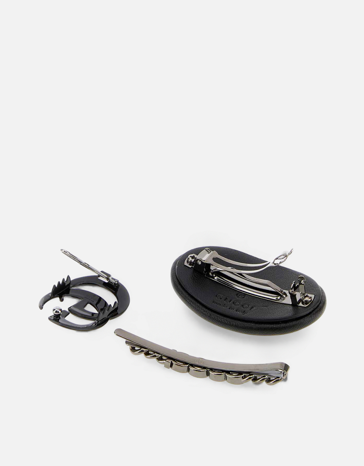 GUCCI クリスタル付きブラックヘアクリップ 楽天市場】GUCCI グッチ Cyrstal GUCCI Hair Clip クリスタル シングル