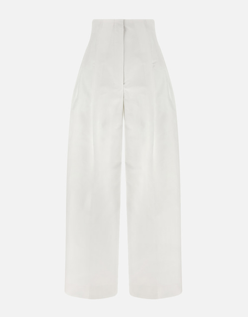Jacquemus Le Pantalon Souro コットン ハイウエスト ワイドパンツ