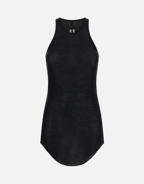Rick Owens ビスコースシルクスリムリブタンクトップ (すべての新品