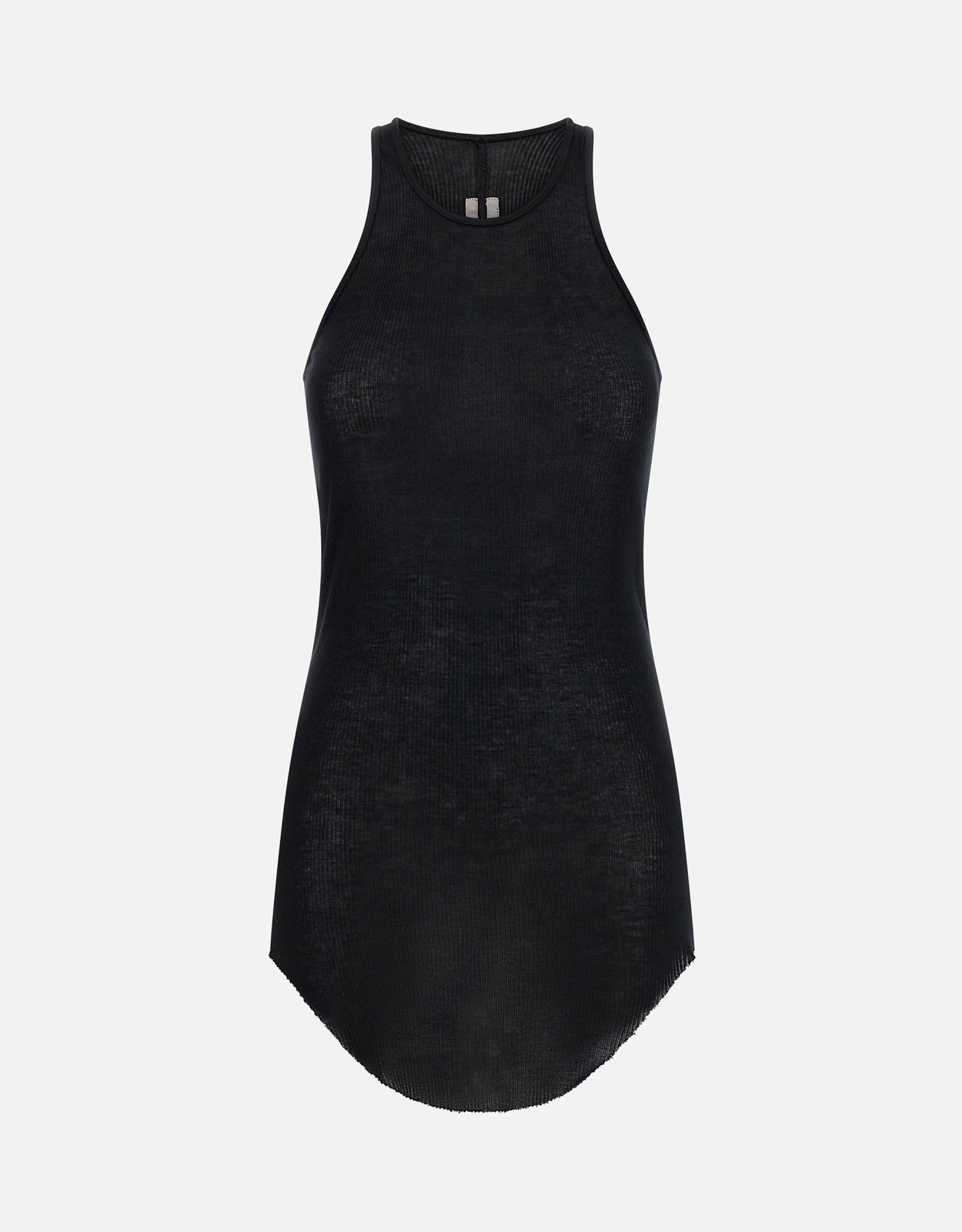 Rick Owens ビスコースシルクスリムリブタンクトップ (すべての新品