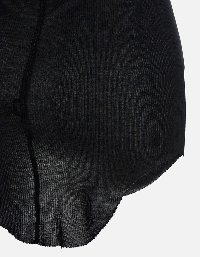 Rick Owens ビスコースシルクスリムリブタンクトップ (すべての新品