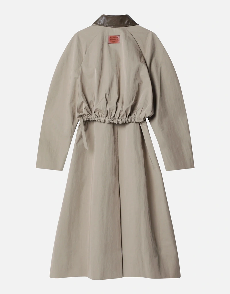 Acne Studios テクニカルコットンベルト付きトレンチコート (すべての