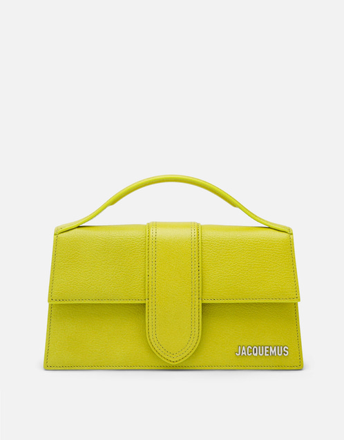 Jacquemus Le Grand Top Handle Bag アシッドグリーンレザー (トップス