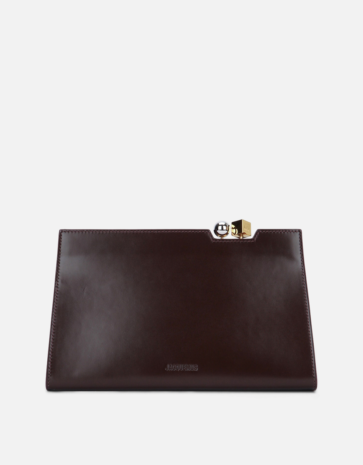 【美品】  JACQUEMUS / ジャックムス | 2025SS | Notte ロゴチャーム ジャガード ビスコース シャツ | 38 | ブラウン | レディース JACQUEMUS（ジャックムス） シャツ La chemise Notte 213SH103 1000