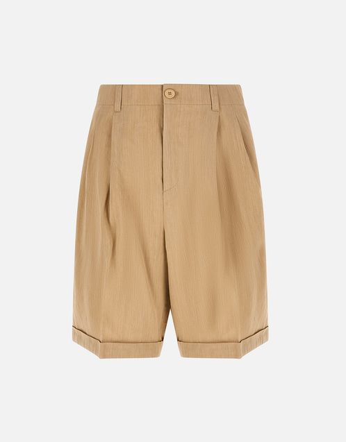 Jacquemus メンズ Le Short Pastro テクスチャード リネン シェブロン