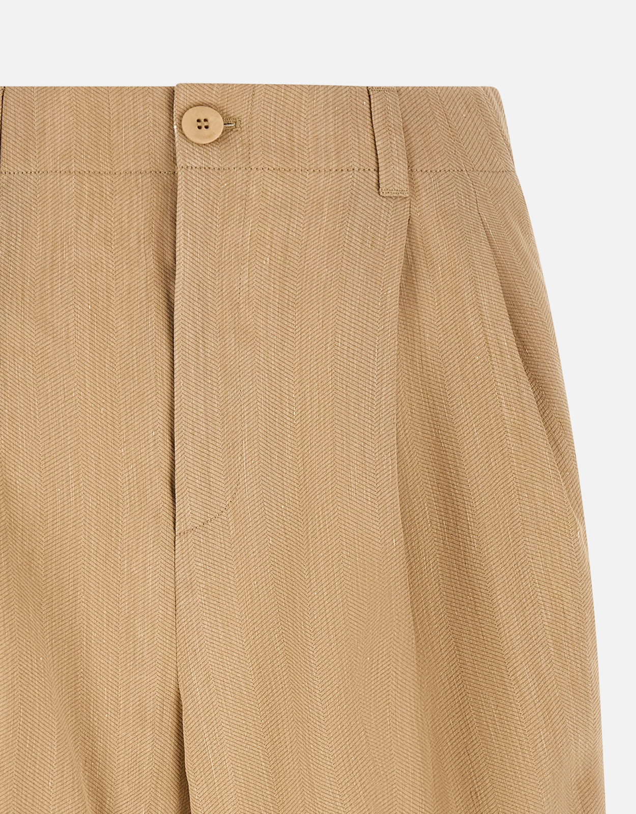Jacquemus メンズ Le Short Pastro テクスチャード リネン シェブロン