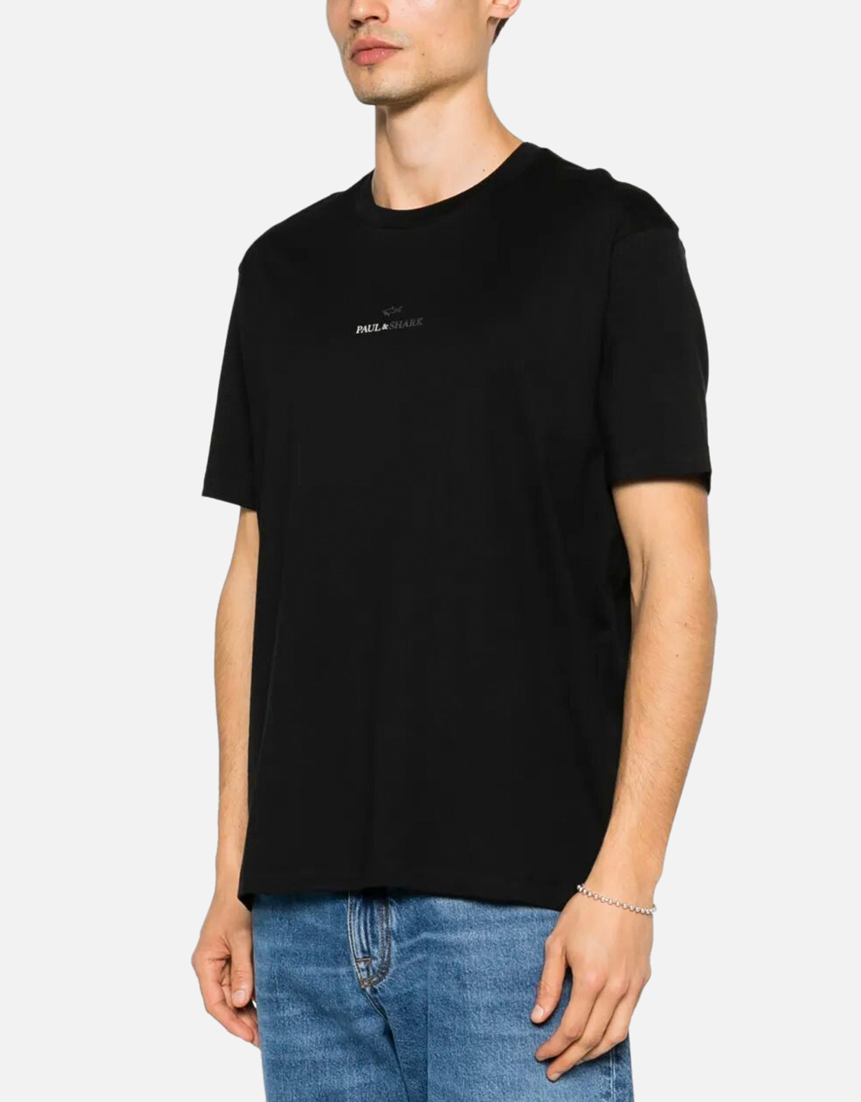 PAUL & SHARK メンズ Logo-Print コットン Jersey Tシャツ (すべての