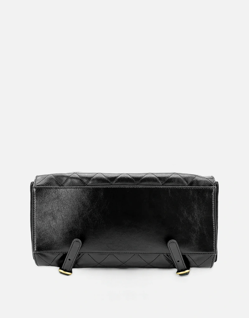 【CHANEL】 キルティング ブラックバッグ CHANEL ブラック キルティング バッグ - メルカリ