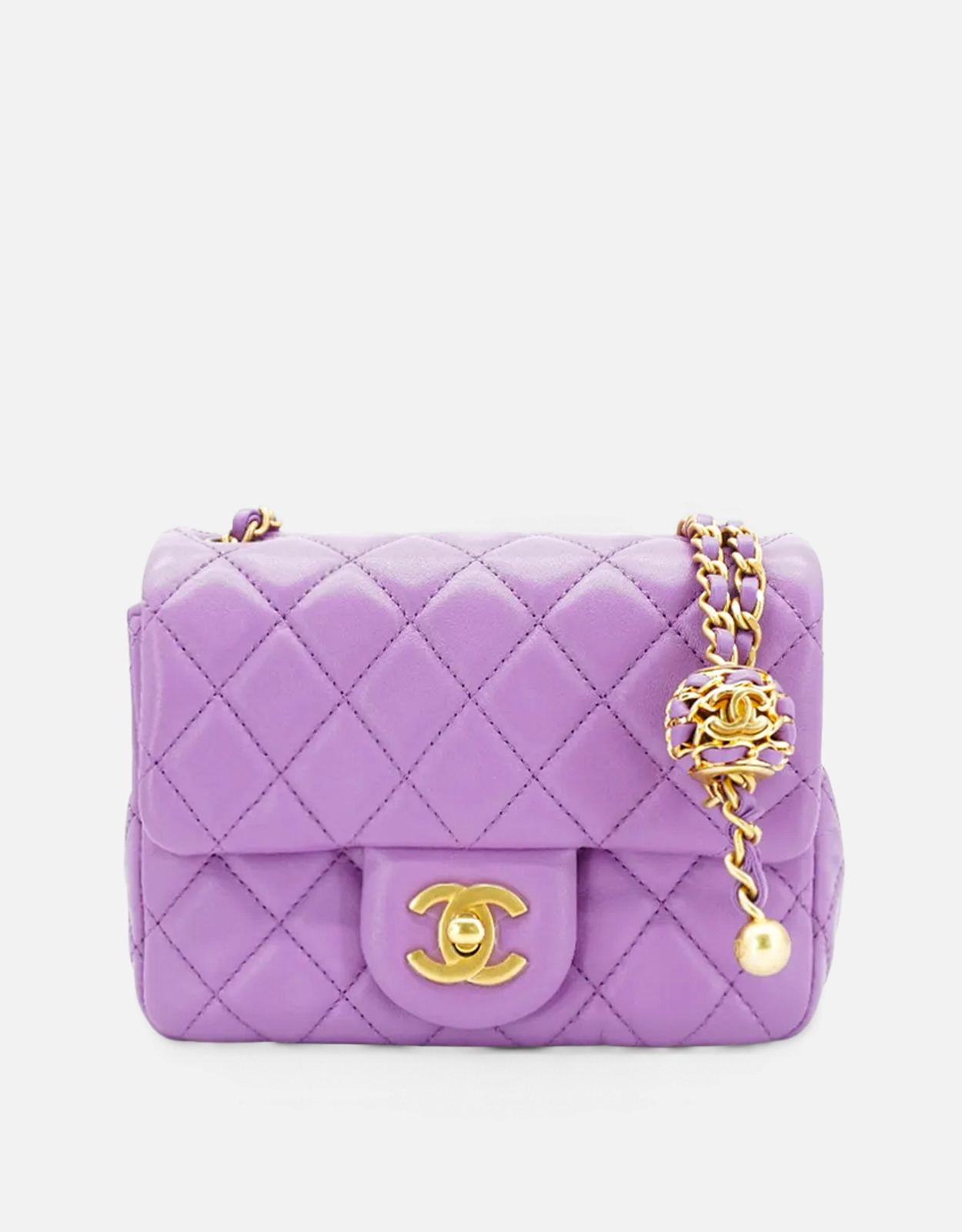 Chanel キルティング ラムスキン チェーン 斜め掛けバッグ () IFCHIC.COM