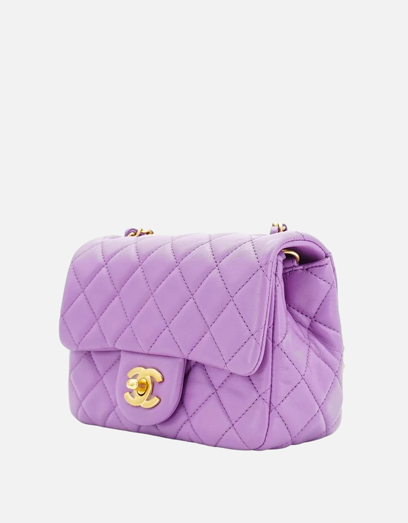 Chanel キルティング ラムスキン チェーン 斜め掛けバッグ () IFCHIC.COM