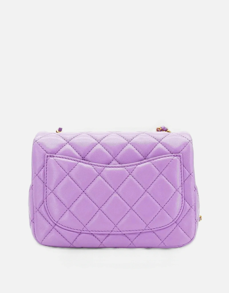 Chanel キルティング ラムスキン チェーン 斜め掛けバッグ () IFCHIC.COM