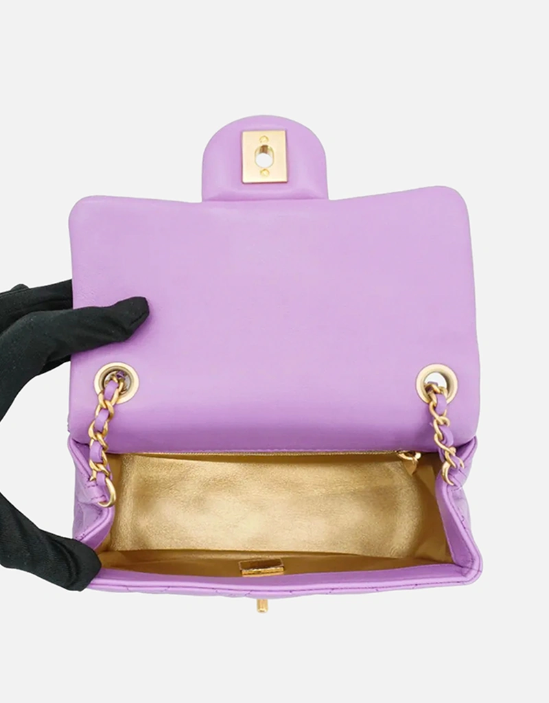 Chanel キルティング ラムスキン チェーン 斜め掛けバッグ () IFCHIC.COM