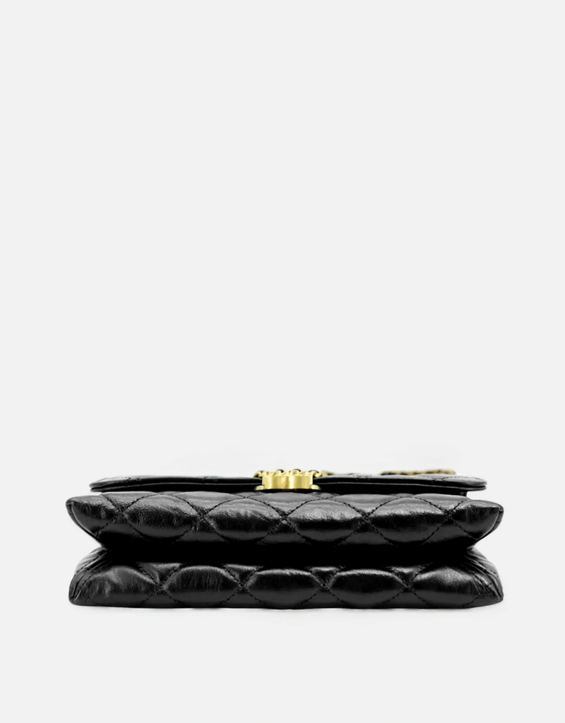 Chanel Chanel 19 シボ革 Logo 斜め掛けバッグ () IFCHIC.COM