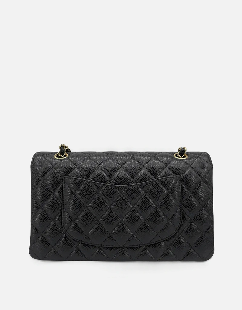Chanel クラシック キルティング レザー フラップ ショルダーバッグ