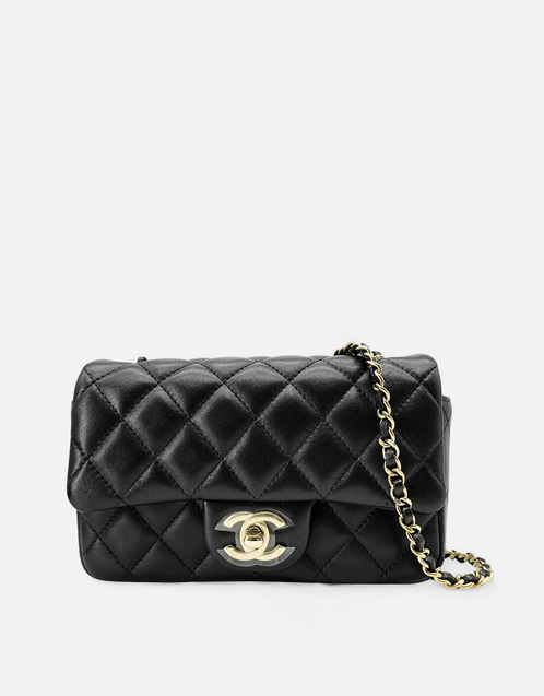 CHANEL ブラック キルティング ボディバッグ Chanel クロスボディバッグ | バッグ 新作・セール | IFCHIC ジャパン