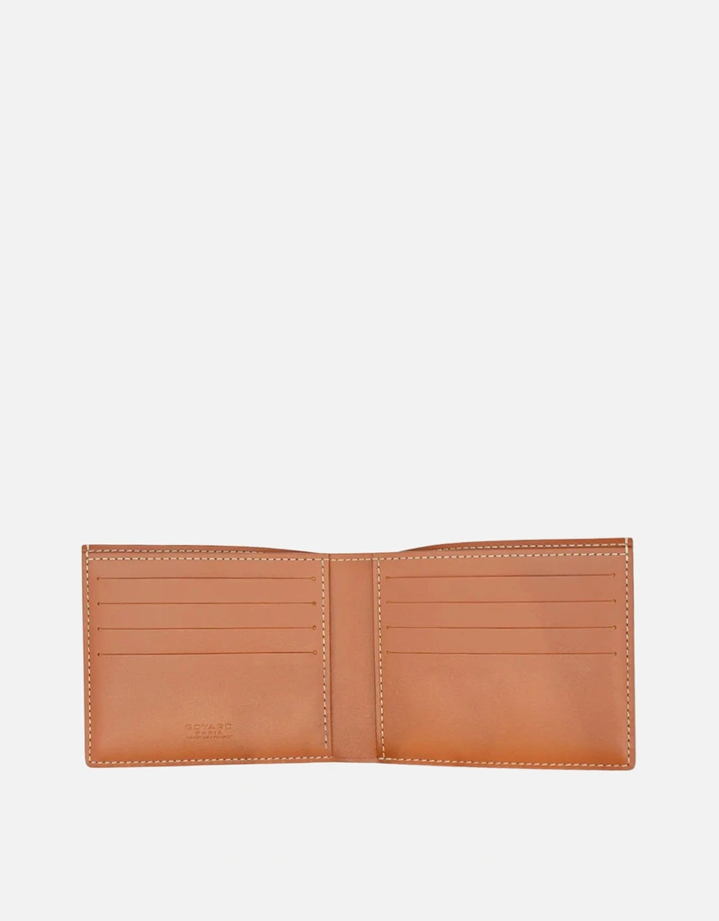 Goyard 二つ折り財布 ブラウン ベージュ Goyard Victoire 帆布二つ折り8カードウォレット () IFCHIC.COM