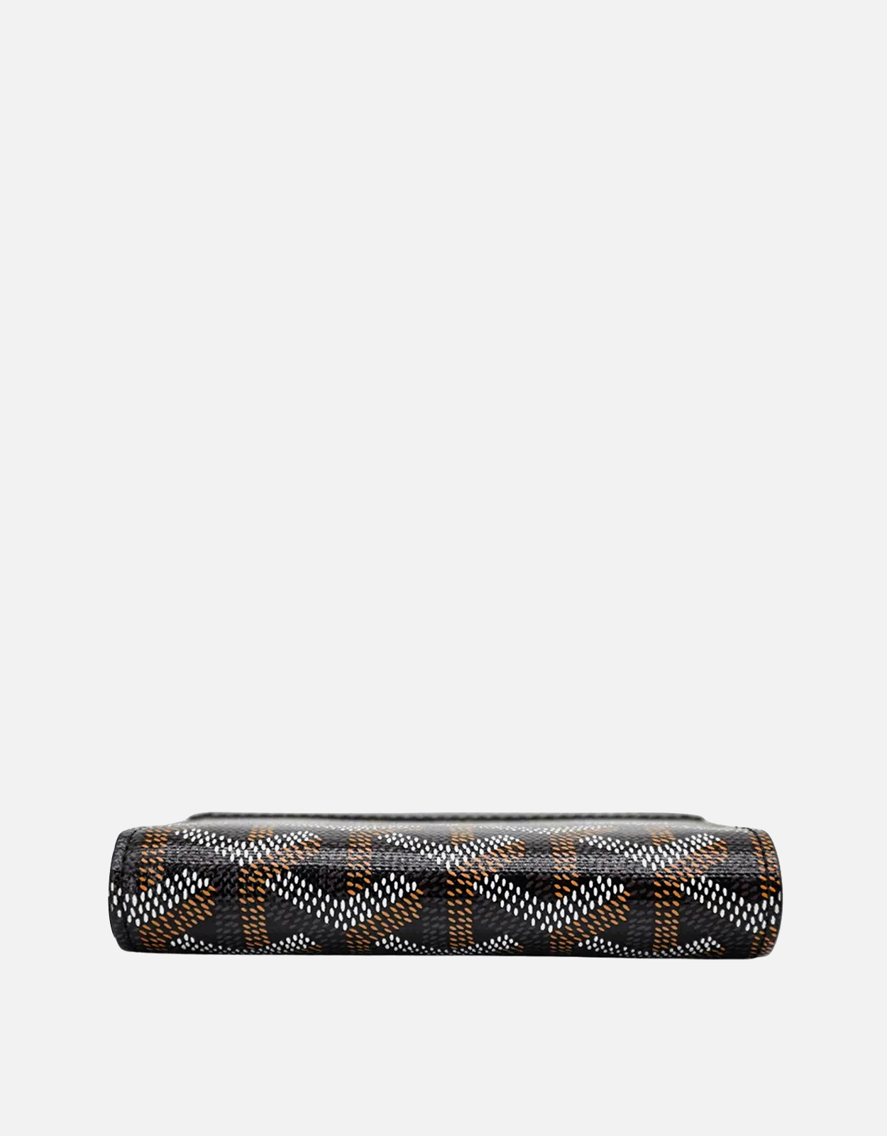 Goyard マティニョンPMキャンバスアンドカーフスキンジップウォレット