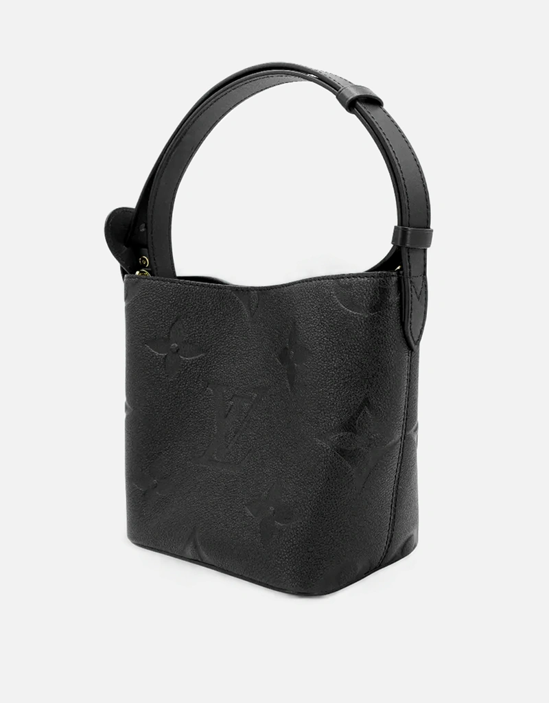 Louis Vuitton All In BB 型押し牛革クロスボディバケットバッグ