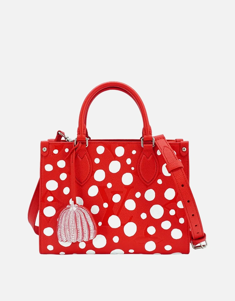 Louis Vuitton X YK 草間彌生 OnTheGo PM ドットエンボスレザー 2WAY