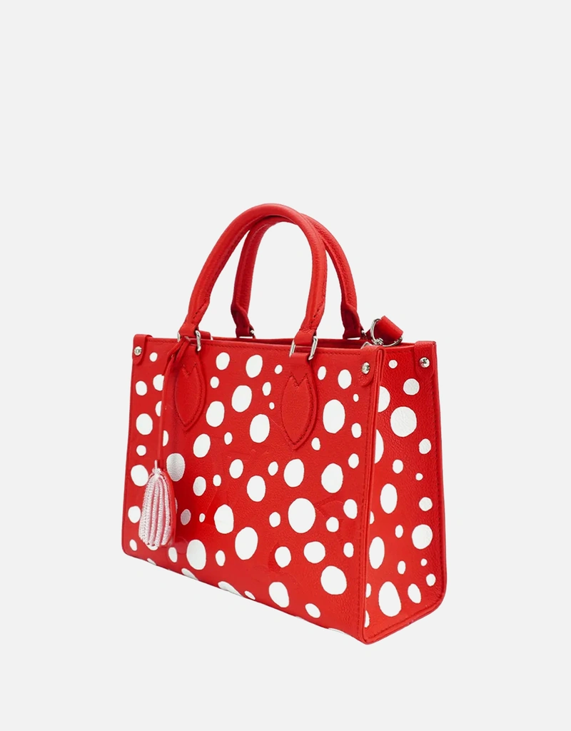 Louis Vuitton X YK 草間彌生 OnTheGo PM ドットエンボスレザー 2WAY