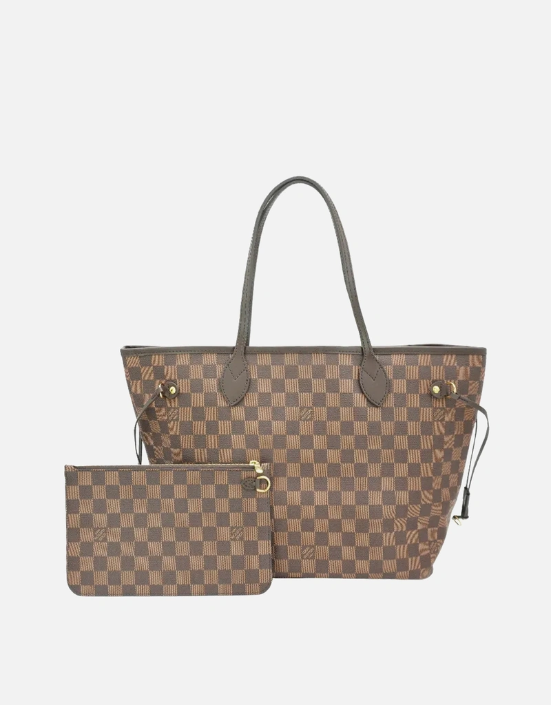 Louis Vuitton Neverfull MM チェッカーボード キャンバス トート