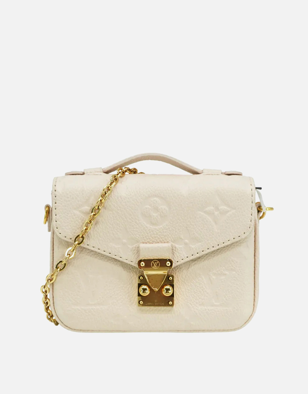 Louis Vuitton Micro Metis エンボスレザー ミニメッセンジャーバッグ