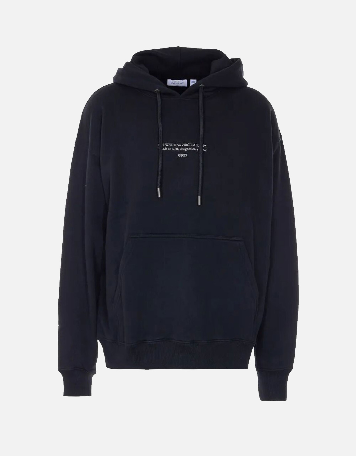Off-White Men's Statement Skate Cotton Hoodie - S　オフホワイト メンズ ステートメント スケート コットン パーカー - S Off-White