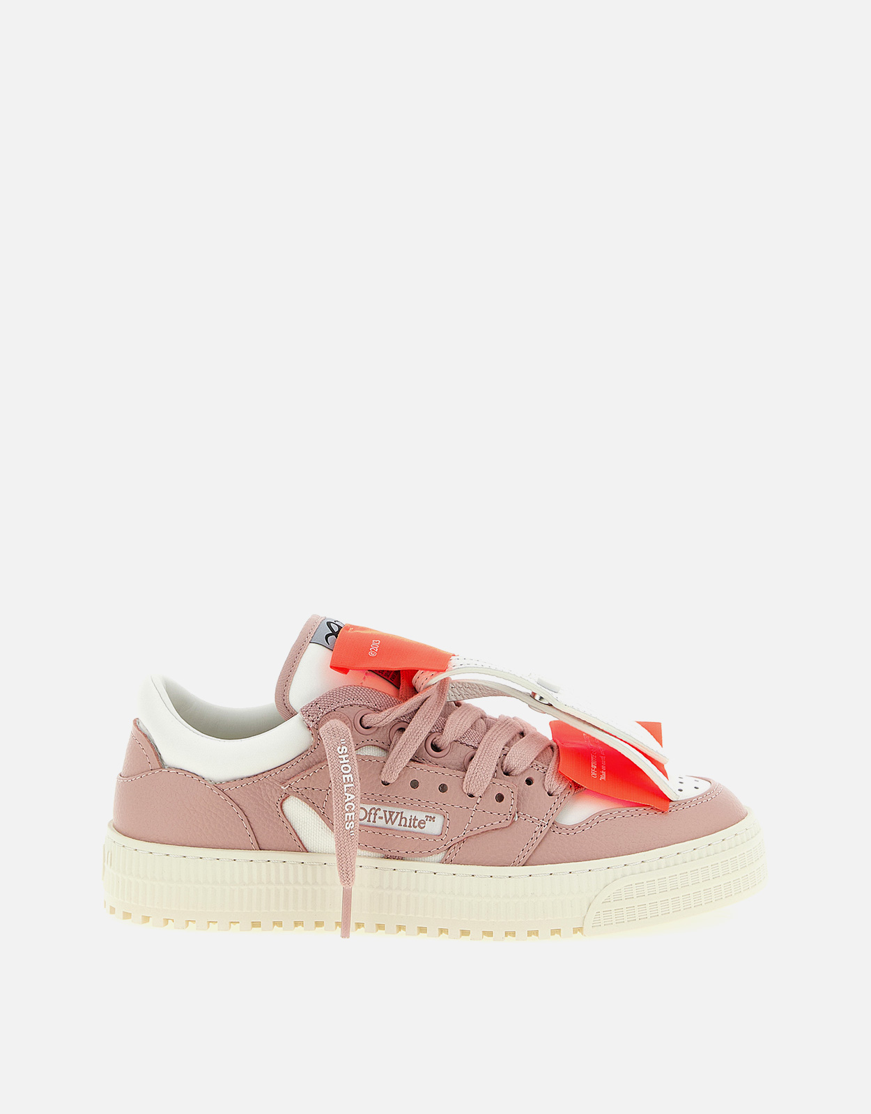 Off-White Off-White 3.0 Off Court Leather Canvas Nylon Low-Top Sneakers - EU 41　オフホワイト 3.0 オフ コート レザー キャンバス ナイロン ロートップ スニーカー - EU 