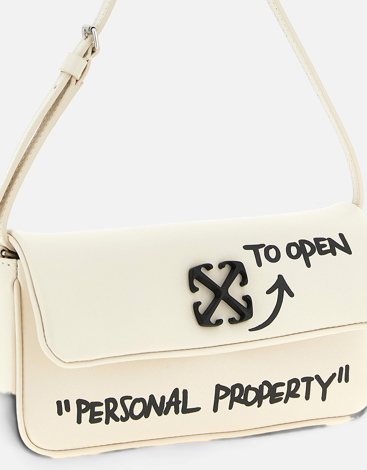 Off-White Jitney 0.7 レザーショルダーバッグ () IFCHIC.COM