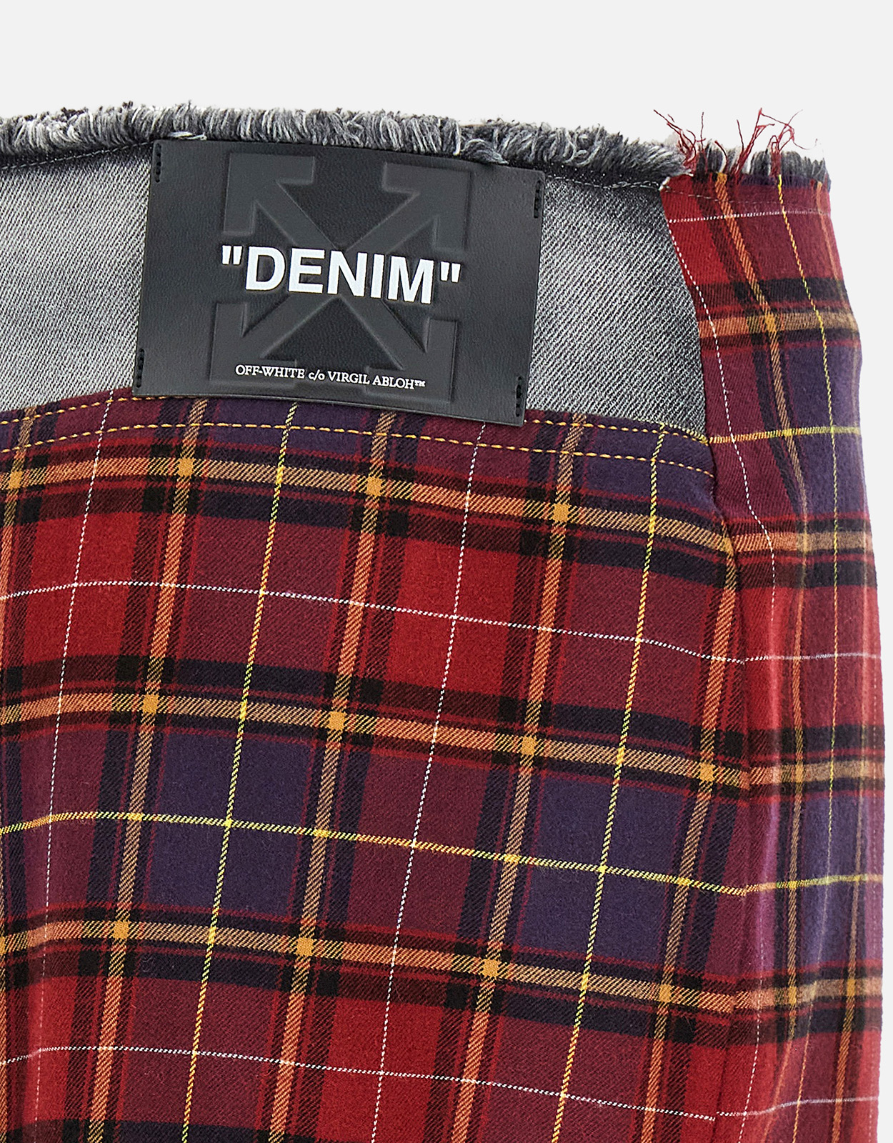 Off-White パッチワークコットンミディスカート (すべての新品) IFCHIC.COM