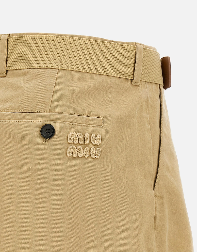 Miu Miu Old Gabardine Mini Skirt (All New In) IFCHIC.COM