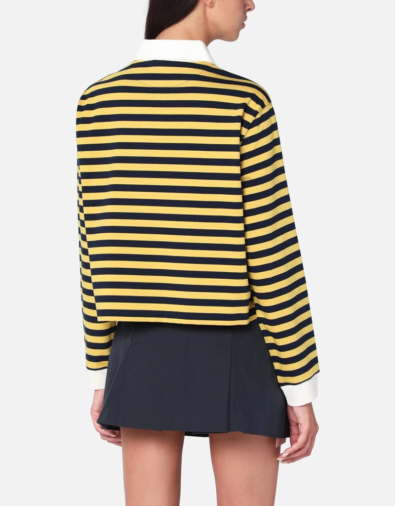 Miu Miu コットンストライプポロシャツ (トップス,Polo Shirts) IFCHIC.COM