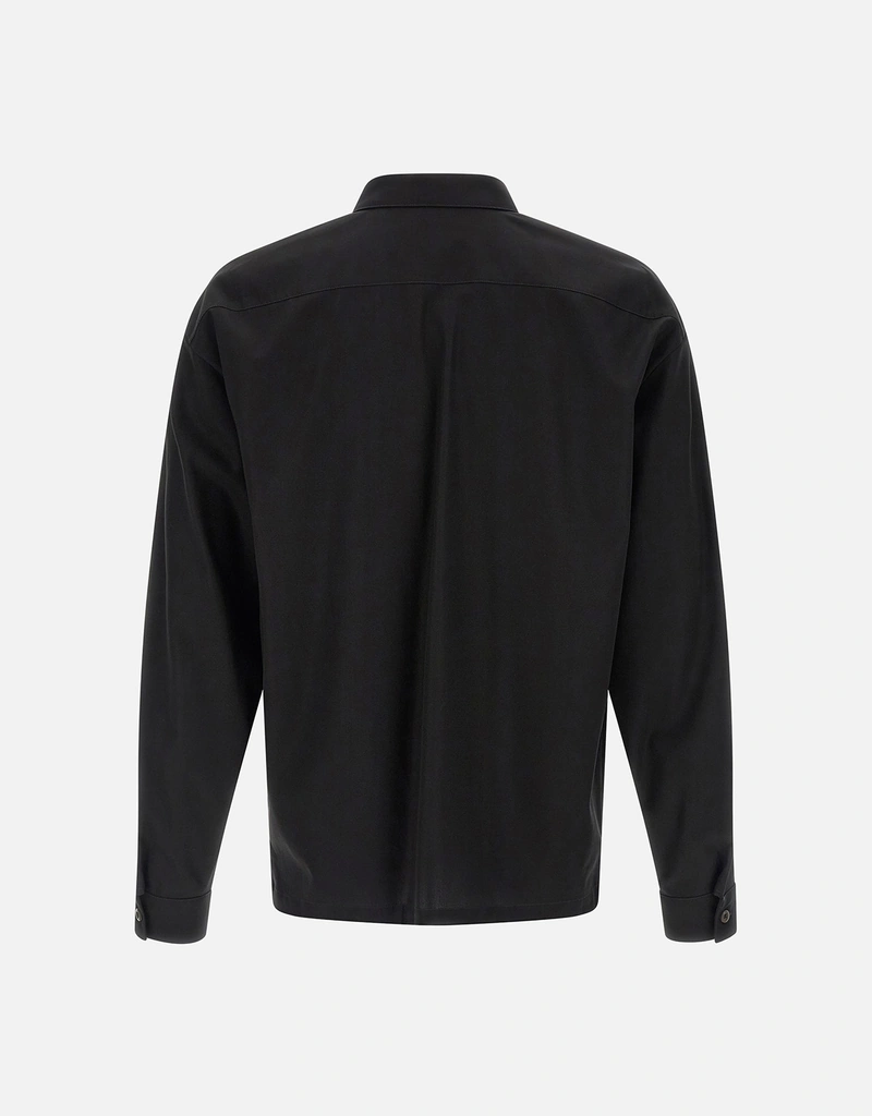 Prada メンズコットンルーズフィットジッパーシャツ (すべての新品