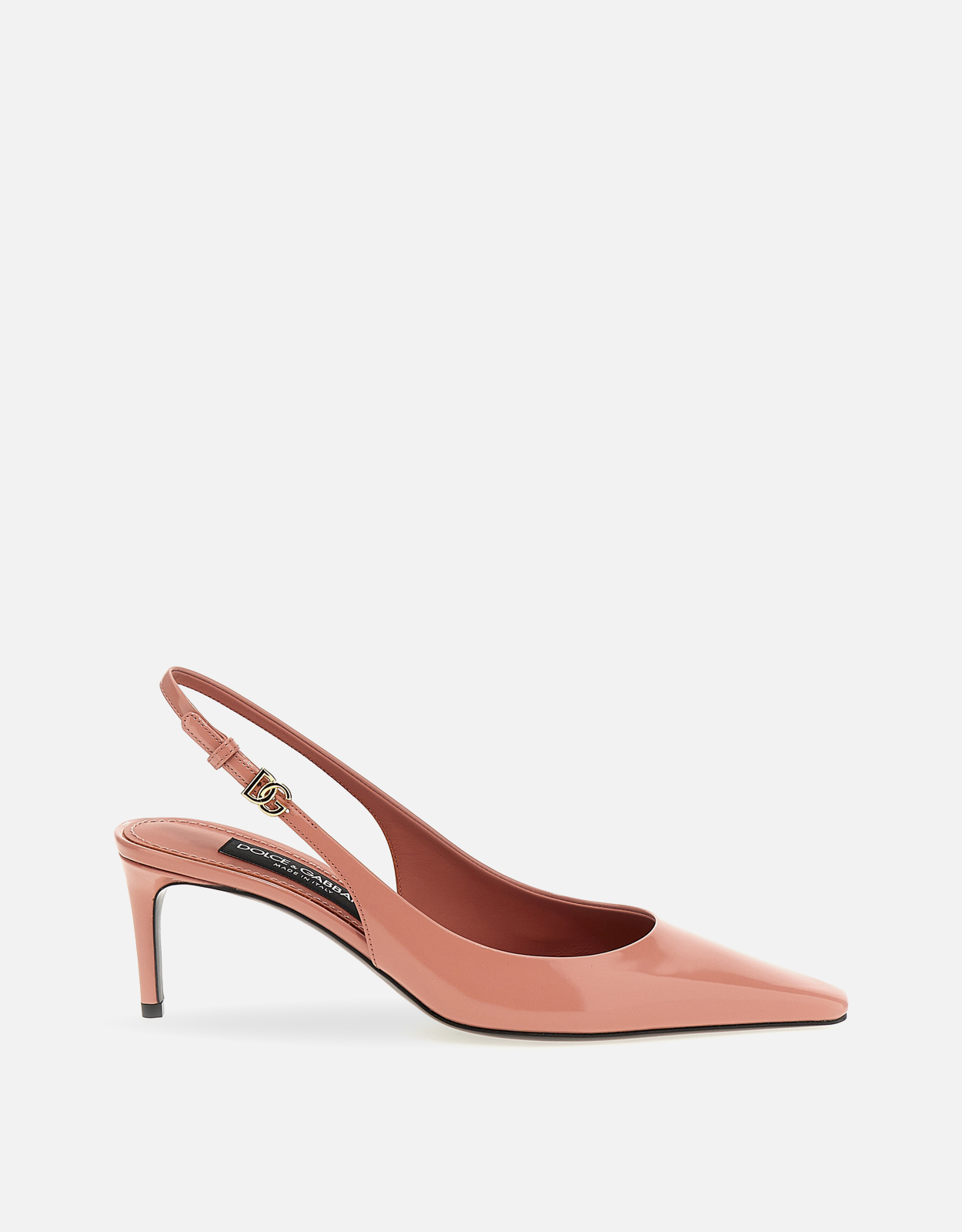 Dolce & Gabbana DG Calfskin Pointed-Toe Slingback Pumps () IFCHIC.COM