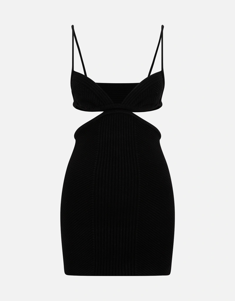 Off-White cut-out Mini Dress - 40 Nero