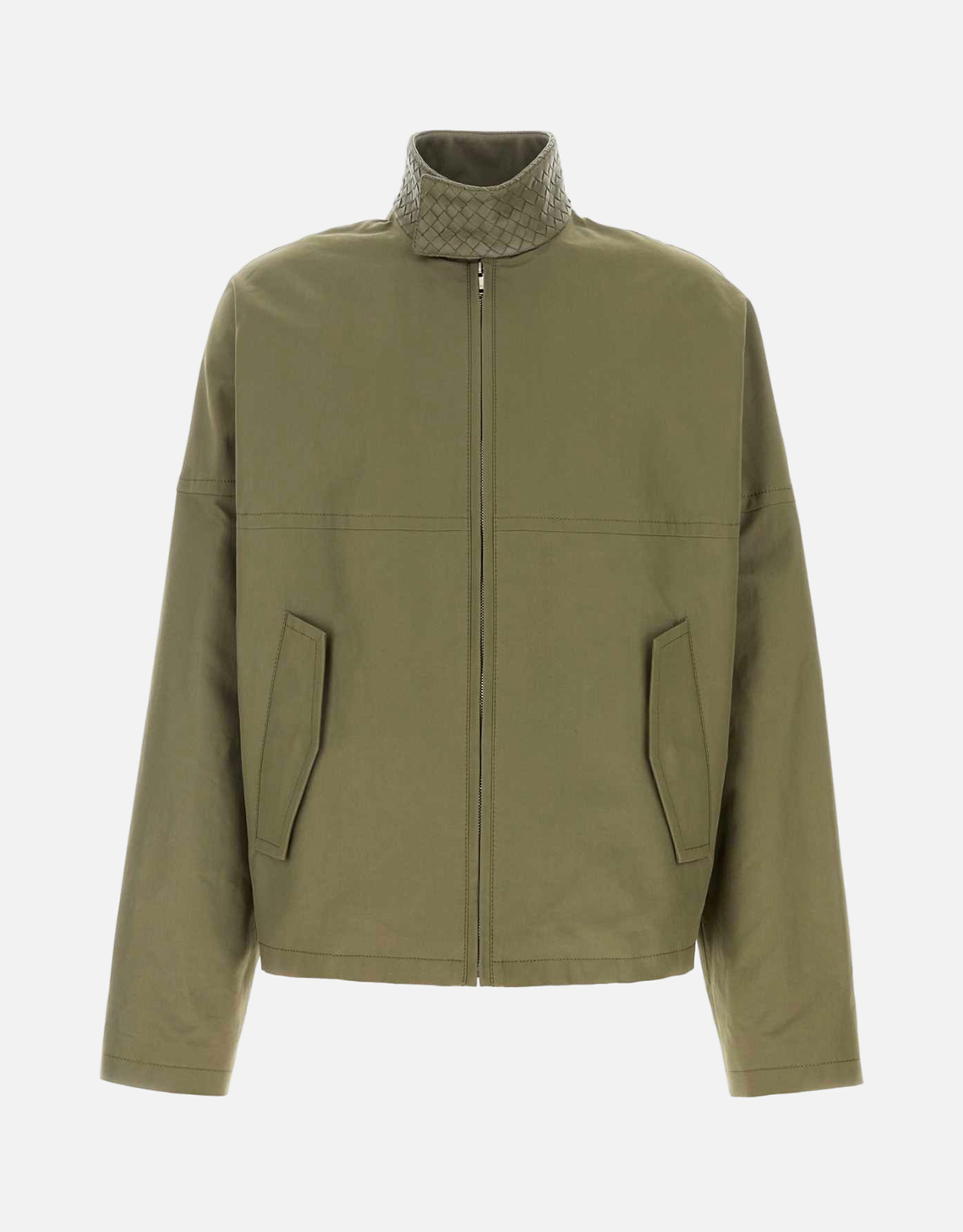 BOTTEGA VENETA Bottega Veneta Men's Compact Cotton Harrington Jacket - IT 48　ボッテガ ヴェネタ メンズ コンパクト コットン ハリントン ジャケット - IT 48