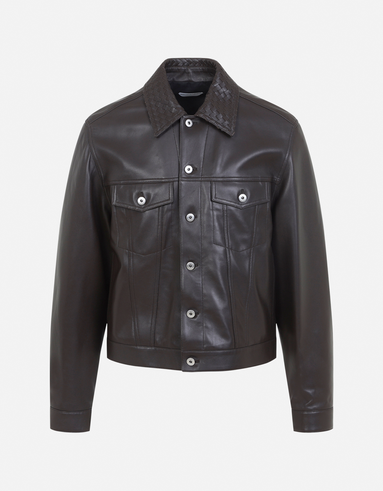 BOTTEGA VENETA Bottega Veneta Men's Leather Jacket - IT 48　ボッテガ ヴェネタ メンズ レザー ジャケット - IT 48