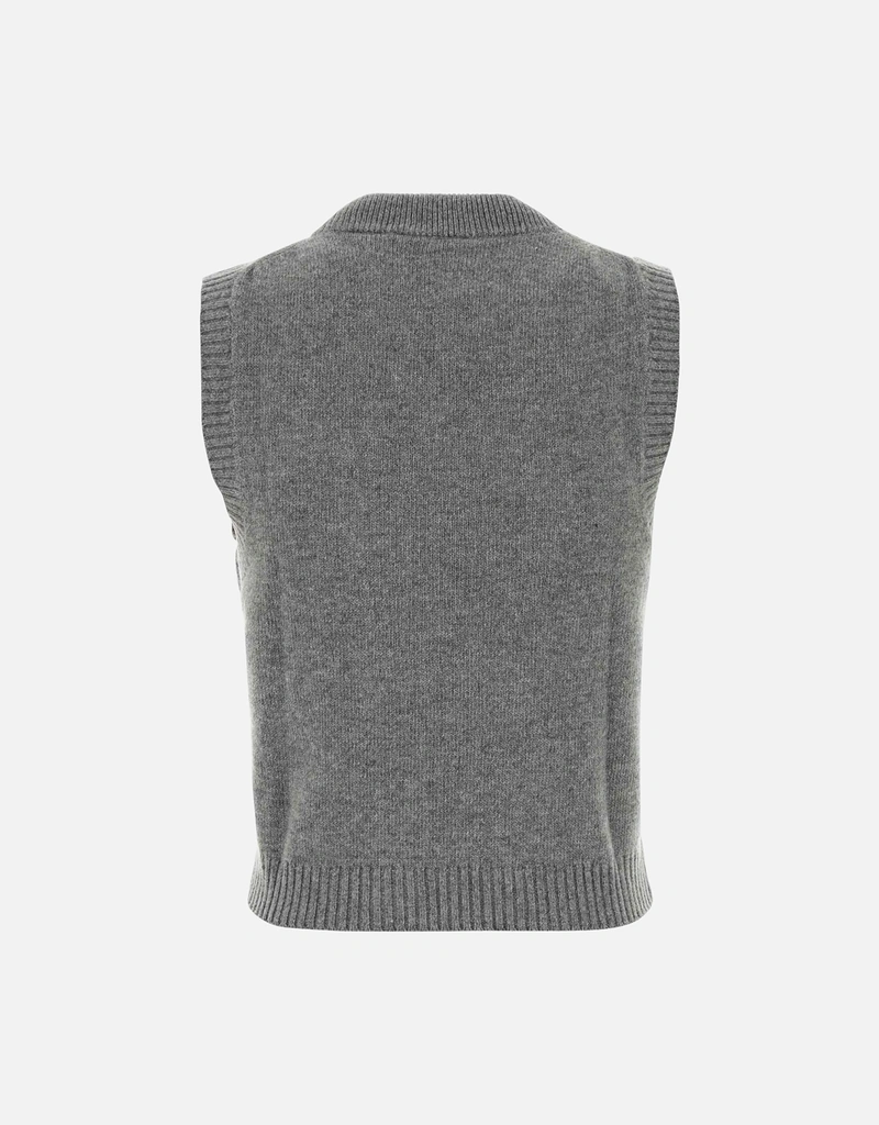 Ganni ウール混ベスト (すべての新品) IFCHIC.COM