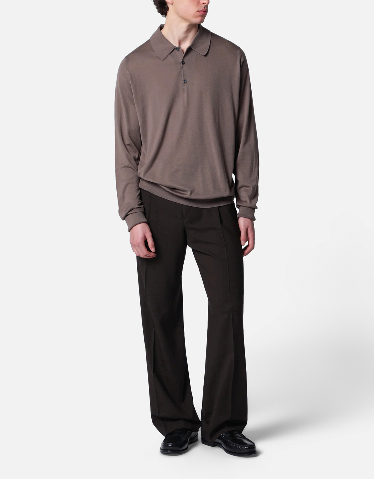 JOHN SMEDLEY メンズ Finchley Cotton Polo Shirt (トップス) IFCHIC.COM