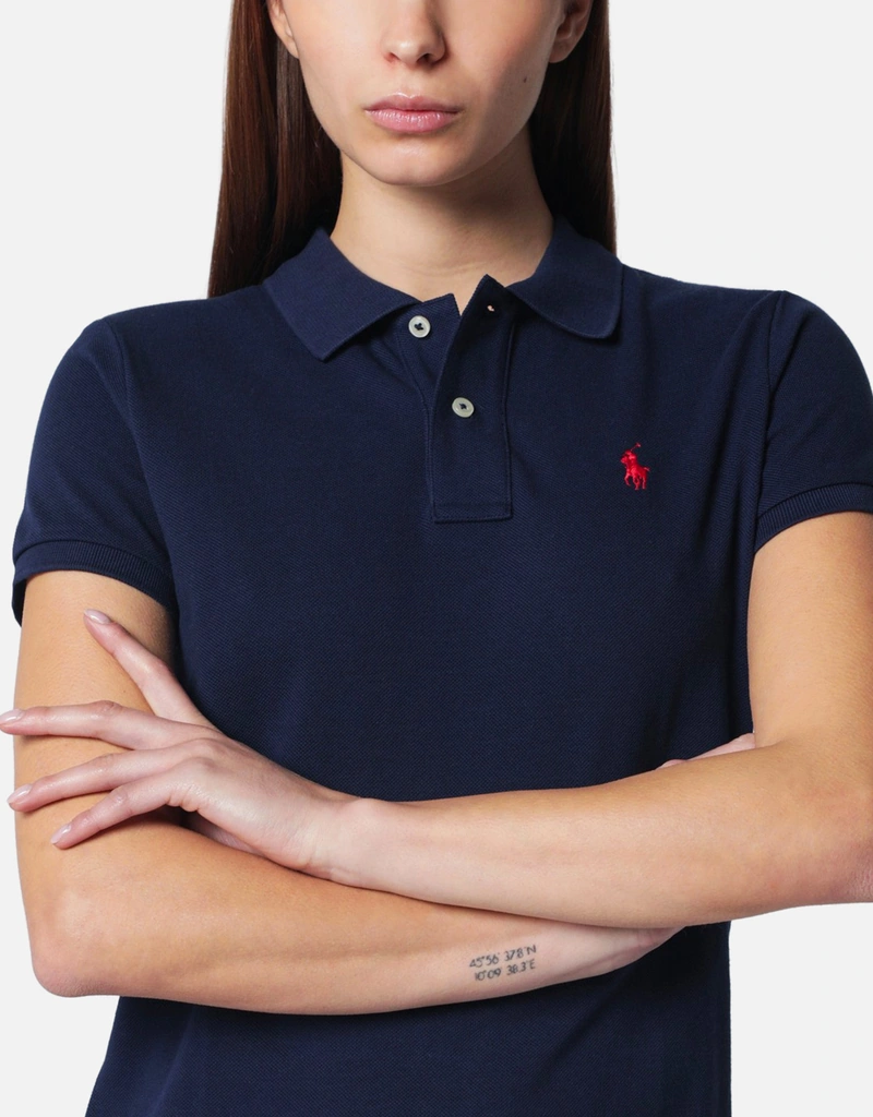 blue or beige dress Lacoste Y2K Polo Mini Dress Blue-Multi Stripe Size-XS