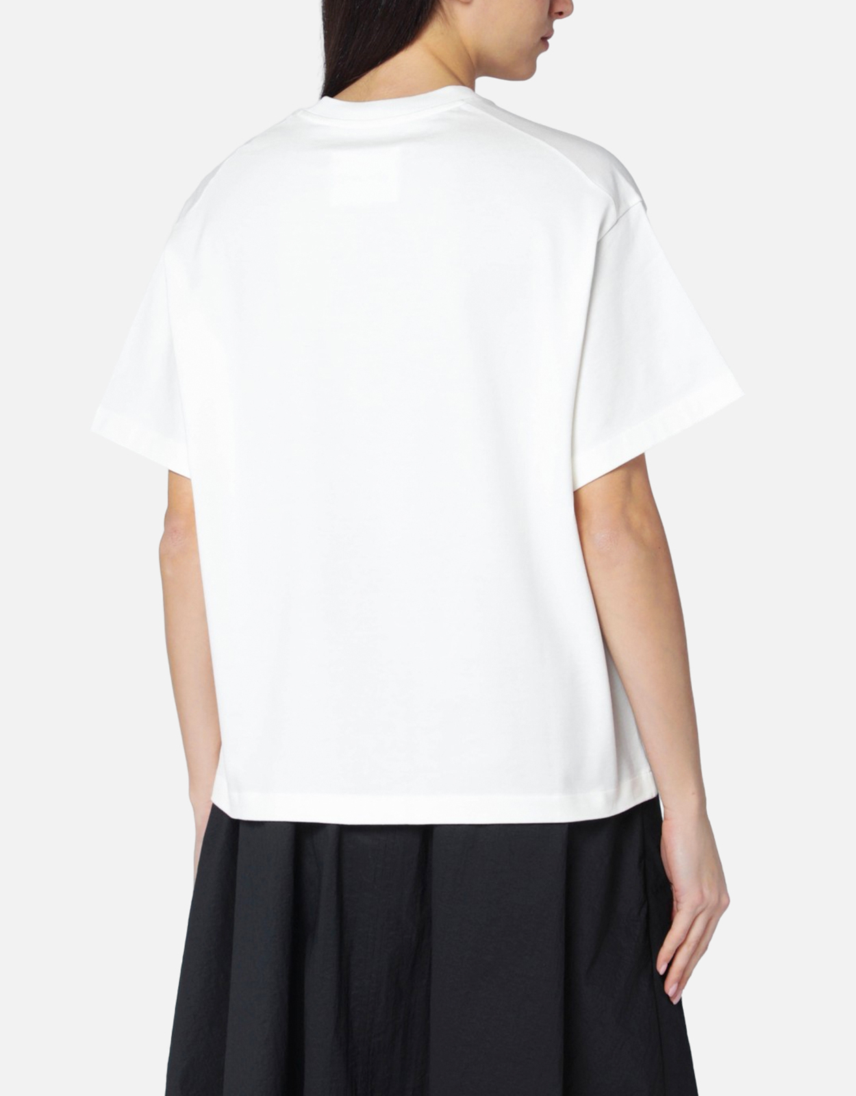 Jil Sander ホワイト ワイドTシャツ ロゴ入り (トップス) IFCHIC.COM